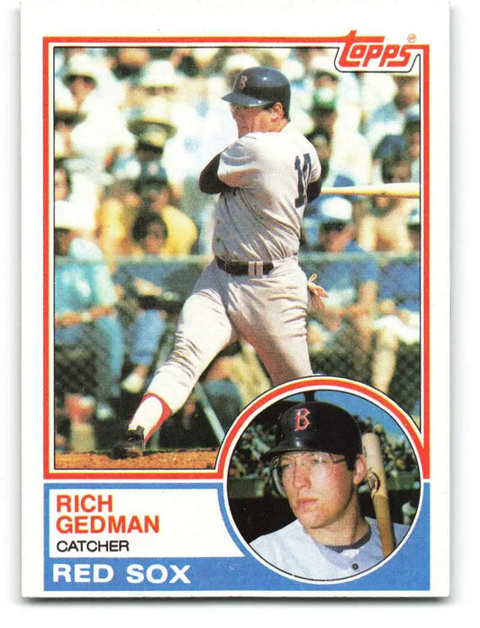 1983 Topps #602 Rich Gedman EX Excellent Boston Red Sox Baseball Card - Baseball Card Single