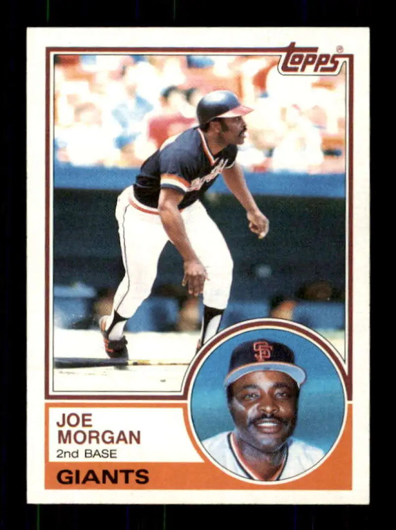 1983 Topps #603 Joe Morgan EX Excellent San Francisco Giants Baseball Card - Baseball Card Single