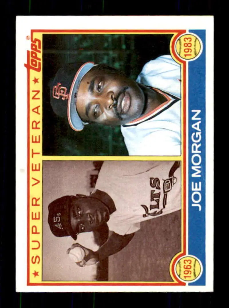 1983 Topps #604 Joe Morgan EX Excellent Houston Colt.45’s/San Francisco Giants Baseball Card - Baseball Card Single