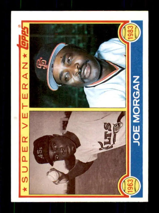 1983 Topps #604 Joe Morgan EX Excellent Houston Colt.45’s/San Francisco Giants Baseball Card - Baseball Card Single