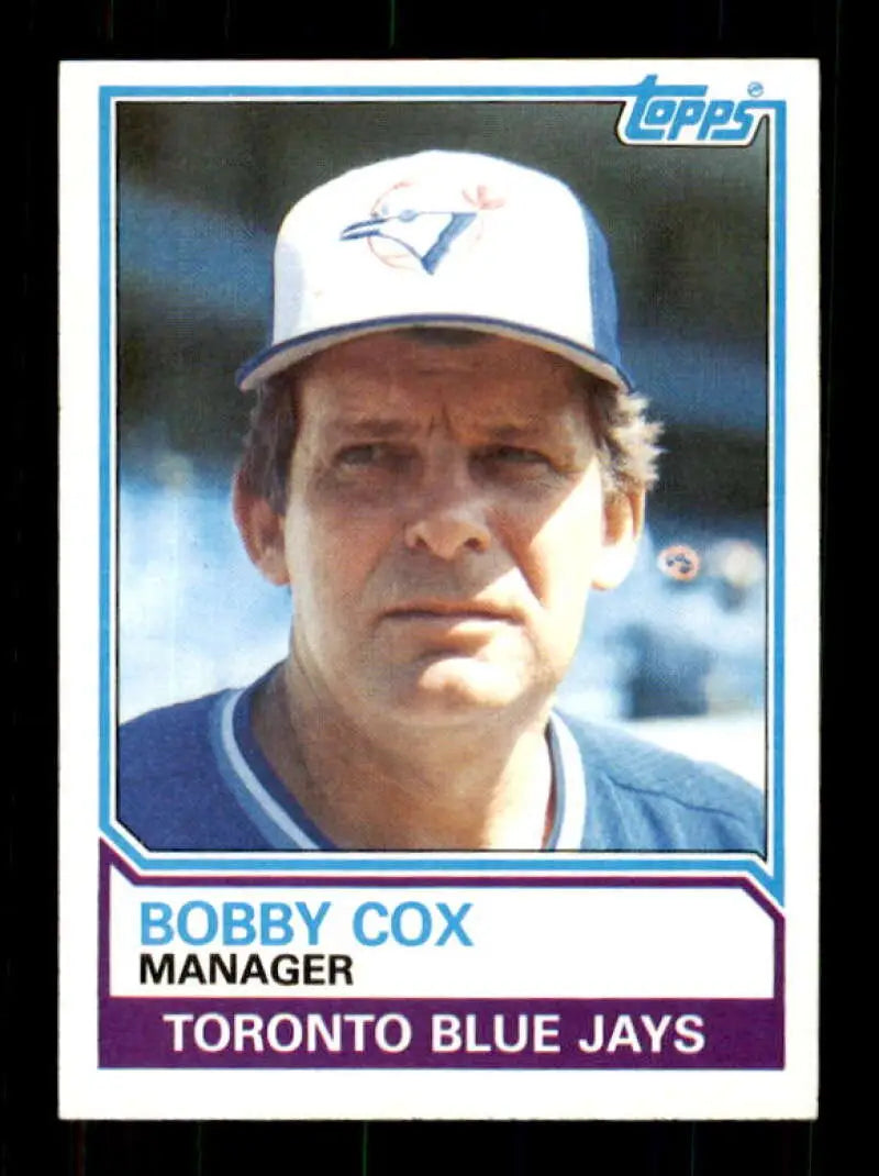 1983 Topps #606 Bobby Cox EX Excellent Toronto Blue Jays Baseball Card - Baseball Card Single
