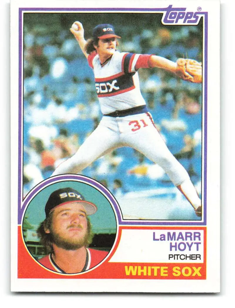 1983 Topps #618 LaMarr Hoyt EX Excellent Chicago White Sox Baseball Card - Baseball Card Single