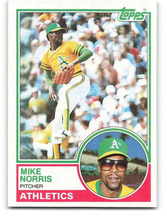 1983 Topps #620 Mike Norris EX Excellent Oakland Athletics Baseball Card - Baseball Card Single