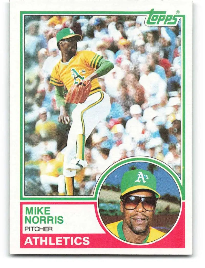 1983 Topps #620 Mike Norris EX Excellent Oakland Athletics Baseball Card - Baseball Card Single