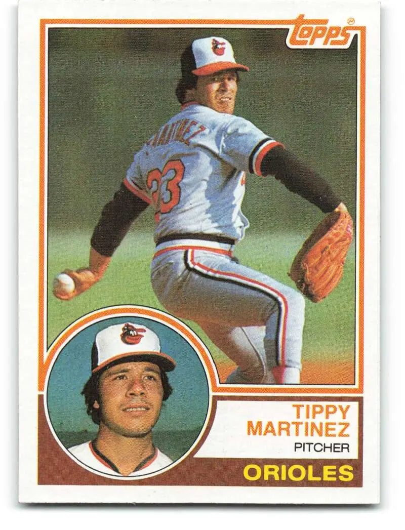 1983 Topps #631 Tippy Martinez EX Excellent Baltimore Orioles Baseball Card - Baseball Card Single