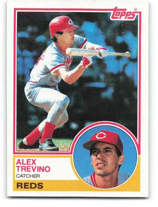 1983 Topps #632 Alex Trevino EX Excellent Cincinnati Reds Baseball Card - Baseball Card Single