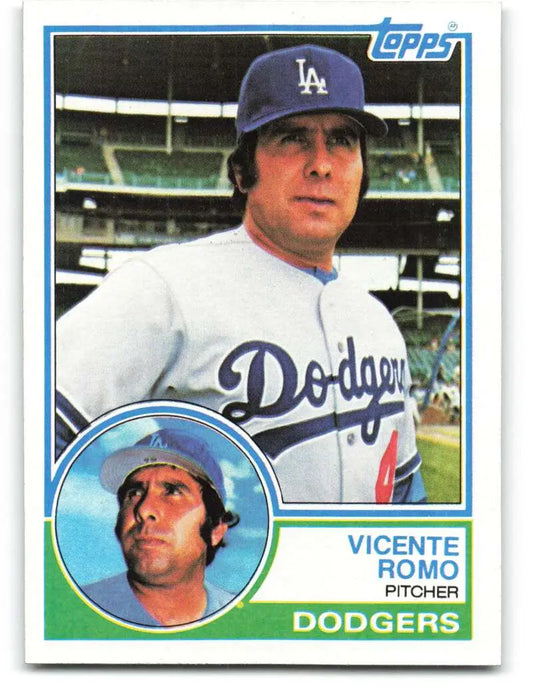 1983 Topps #633 Vicente Romo EX Excellent Los Angeles Dodgers Baseball Card - Baseball Card Single