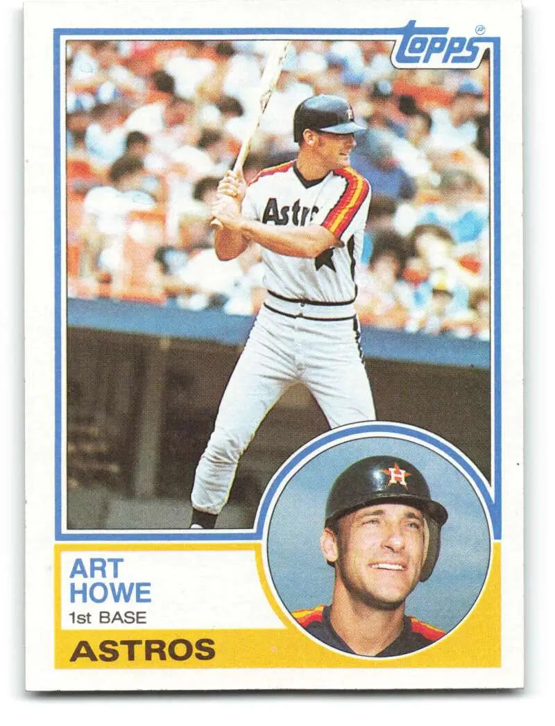 1983 Topps #639 Art Howe EX Excellent Houston Astros Baseball Card - Baseball Card Single