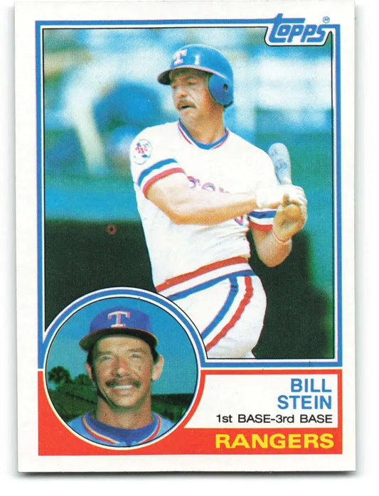 1983 Topps #64 Bill Stein EX Excellent Texas Rangers Baseball Card - Baseball Card Single