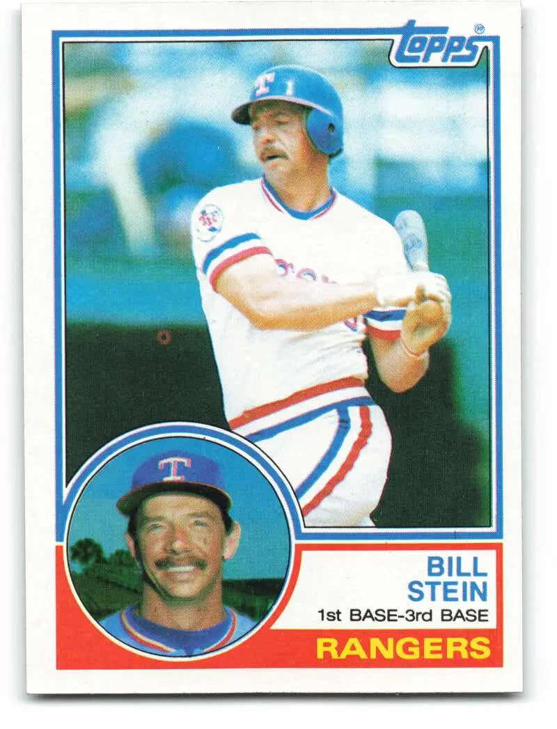 1983 Topps #64 Bill Stein EX Excellent Texas Rangers Baseball Card - Baseball Card Single