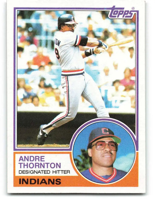1983 Topps #640 Andre Thornton EX Excellent Cleveland Indians Baseball Card - Baseball Card Single