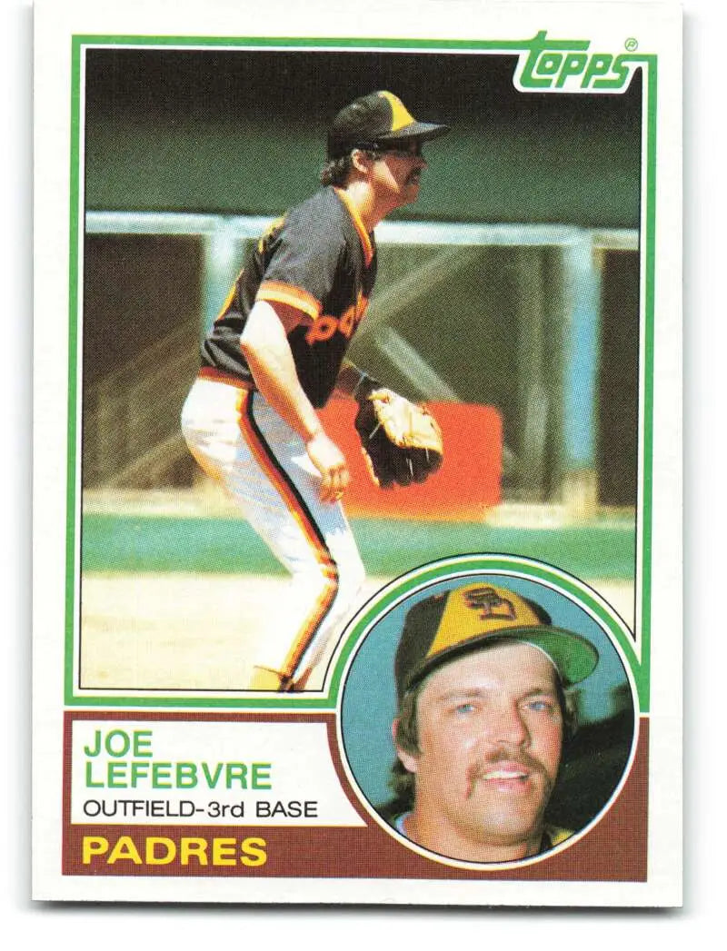 1983 Topps #644 Joe Lefebvre EX Excellent San Diego Padres Baseball Card - Baseball Card Single