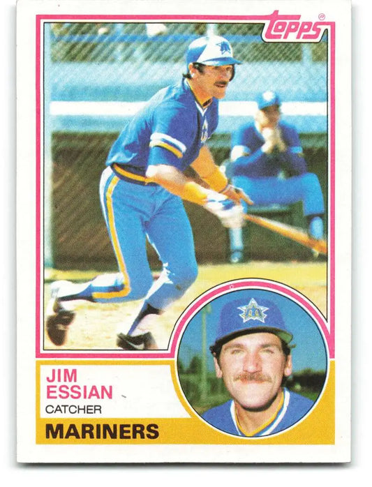 1983 Topps #646 Jim Essian EX Excellent Seattle Mariners Baseball Card - Baseball Card Single