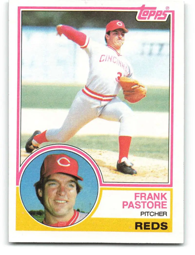 1983 Topps #658 Frank Pastore EX Excellent Cincinnati Reds Baseball Card - Baseball Card Single