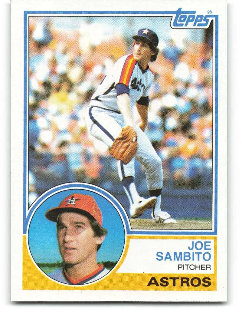 1983 Topps #662 Joe Sambito EX Excellent Houston Astros Baseball Card - Baseball Card Single