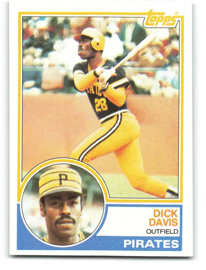 1983 Topps #667 Dick Davis EX Excellent Pittsburgh Pirates Baseball Card - Baseball Card Single