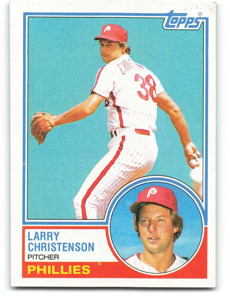 1983 Topps #668 Larry Christenson EX Excellent Philadelphia Phillies Baseball Card
