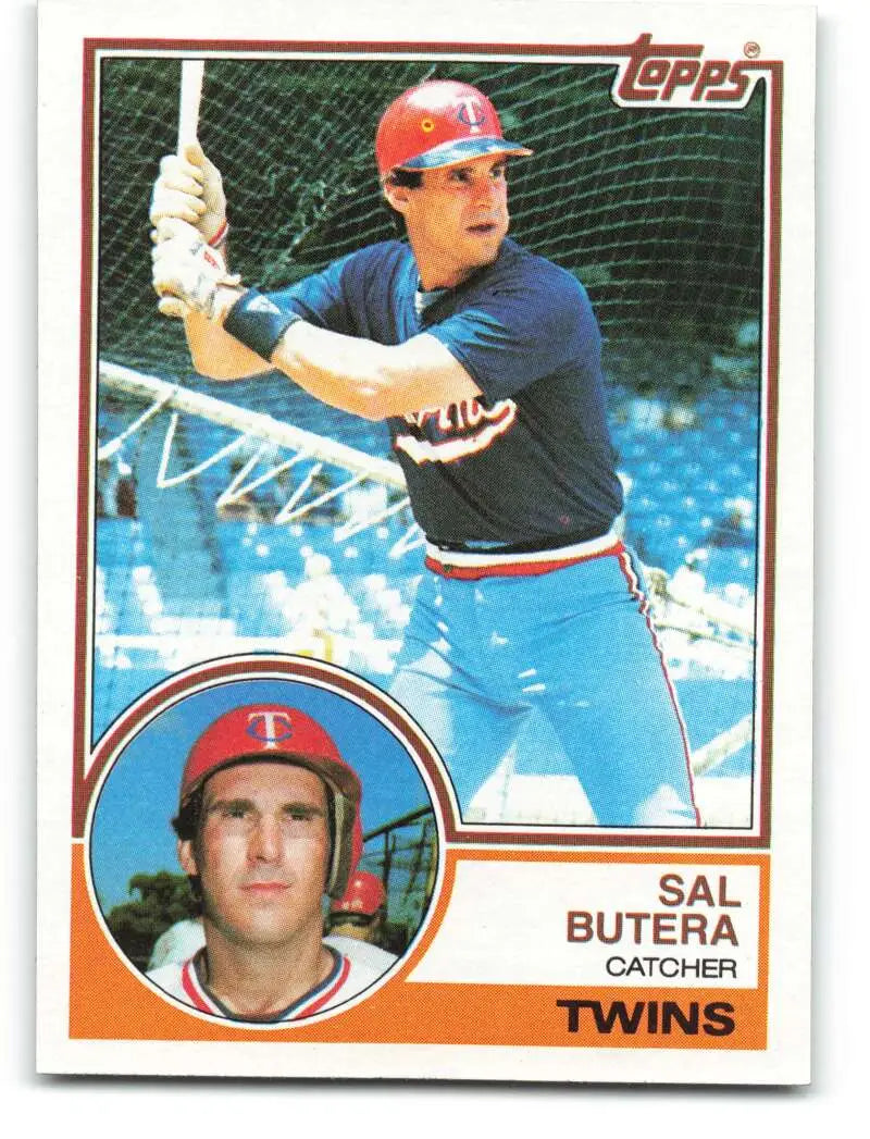 1983 Topps #67 Sal Butera EX Excellent Minnesota Twins Baseball Card - Baseball Card Single
