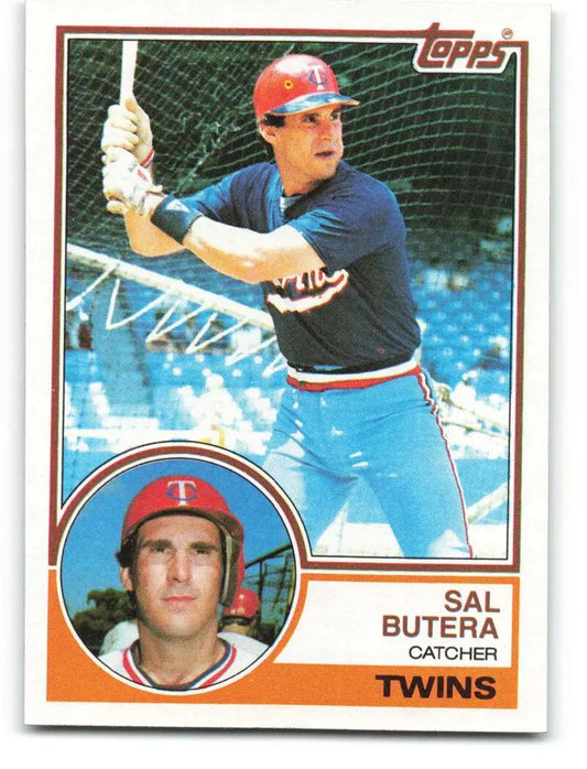 1983 Topps #67 Sal Butera EX Excellent Minnesota Twins Baseball Card - Baseball Card Single