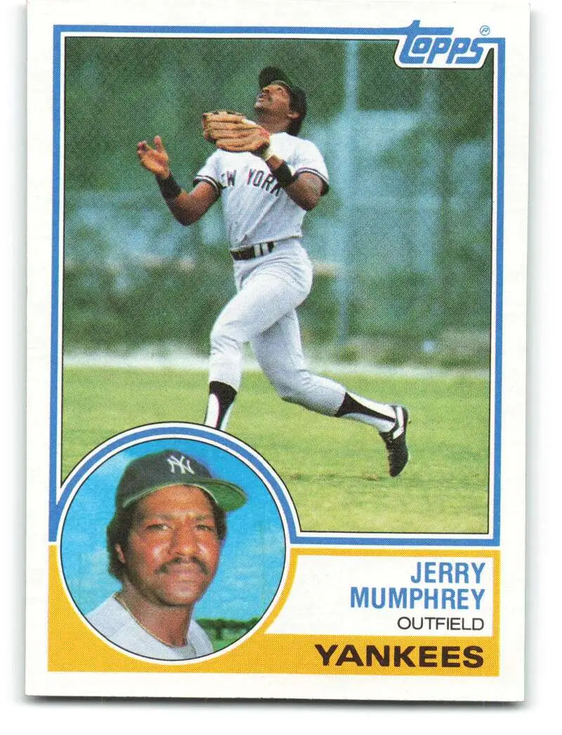 1983 Topps #670 Jerry Mumphrey EX Excellent New York Yankees Baseball Card