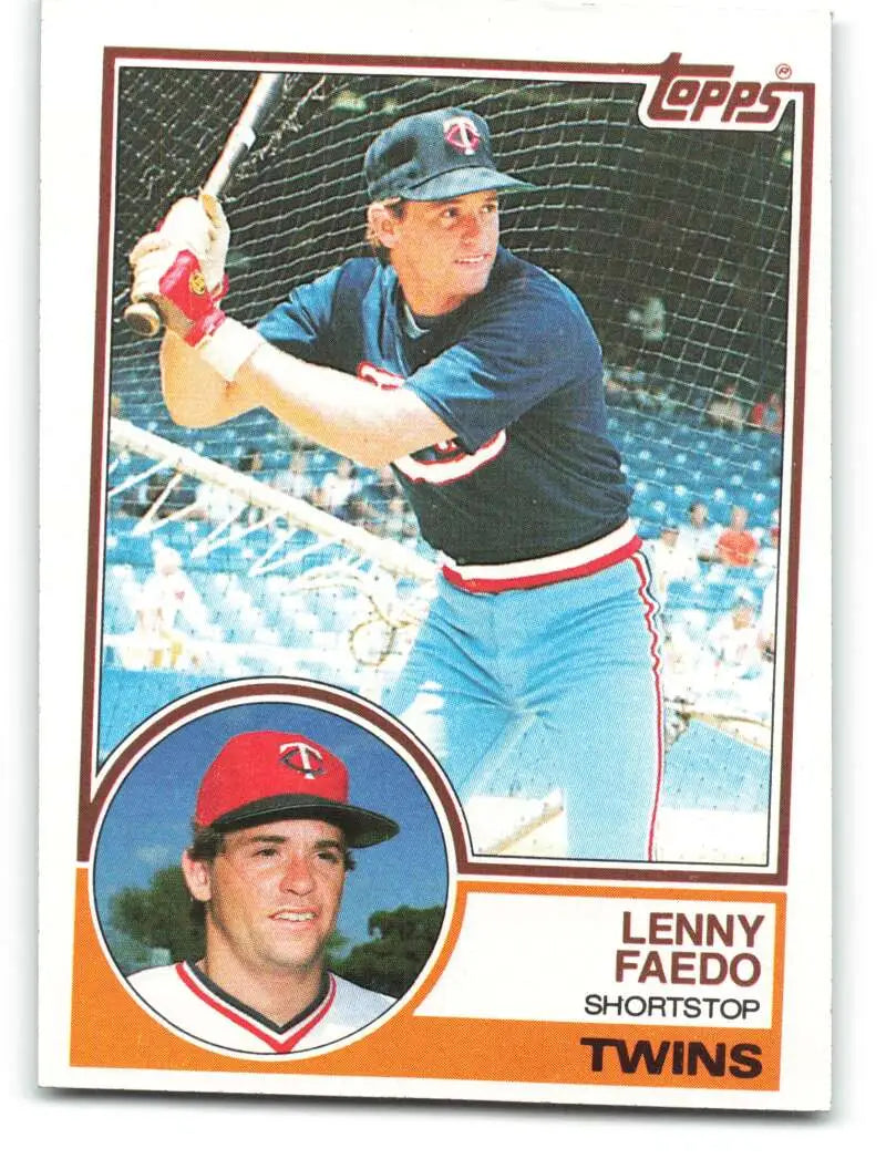 1983 Topps #671 Lenny Faedo EX Excellent Minnesota Twins Baseball Card - Baseball Card Single