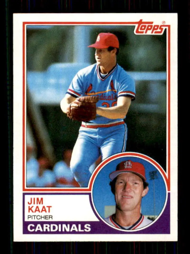 1983 Topps #672 Jim Kaat EX Excellent St. Louis Cardinals Baseball Card - Baseball Card Single