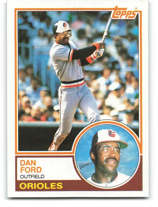 1983 Topps #683 Dan Ford EX Excellent Baltimore Orioles Baseball Card - Baseball Card Single