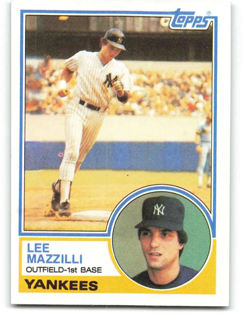 1983 Topps #685 Lee Mazzilli EX Excellent New York Yankees Baseball Card - Baseball Card Single