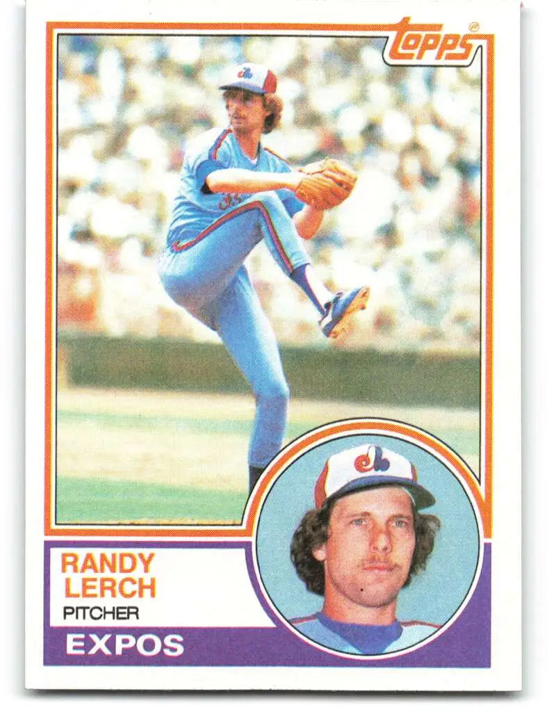 1983 Topps #686 Randy Lerch EX Excellent Montreal Expos Baseball Card - Baseball Card Single