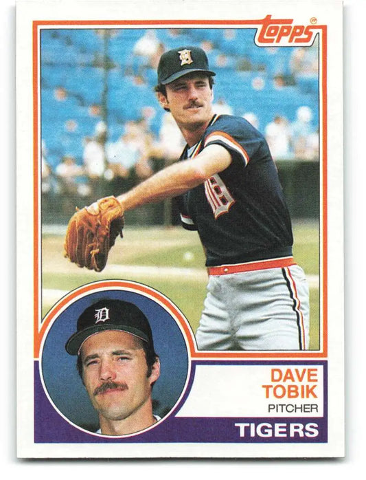 1983 Topps #691 Dave Tobik EX Excellent Detroit Tigers Baseball Card