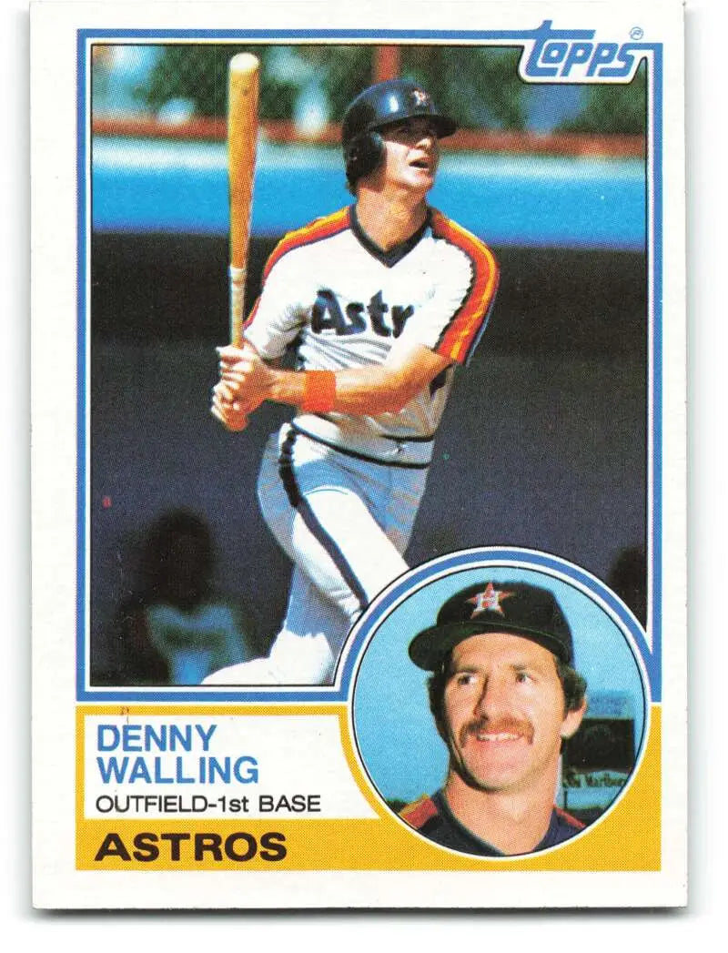1983 Topps #692 Denny Walling EX Excellent Houston Astros Baseball Card - Baseball Card Single