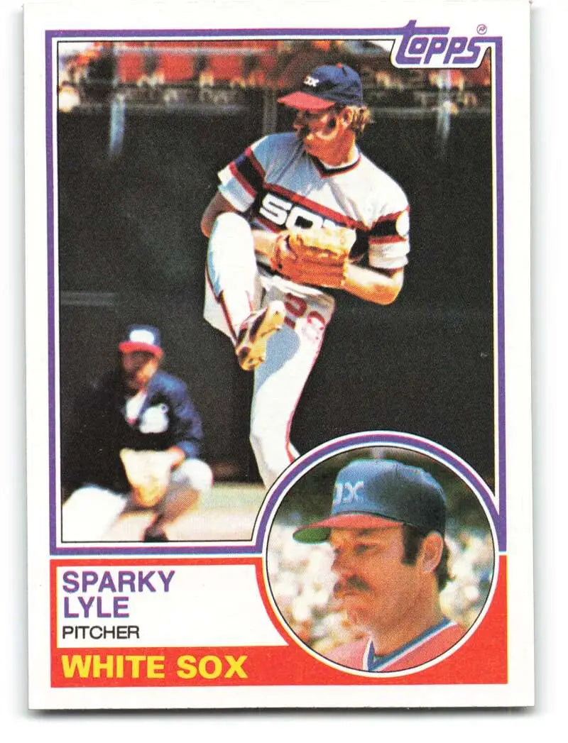 1983 Topps #693 Sparky Lyle EX Excellent Chicago White Sox Baseball Card - Baseball Card Single