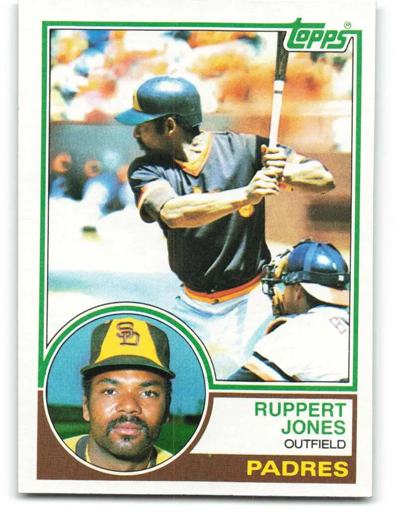 1983 Topps #695 Ruppert Jones EX Excellent San Diego Padres Baseball Card - Baseball Card Single