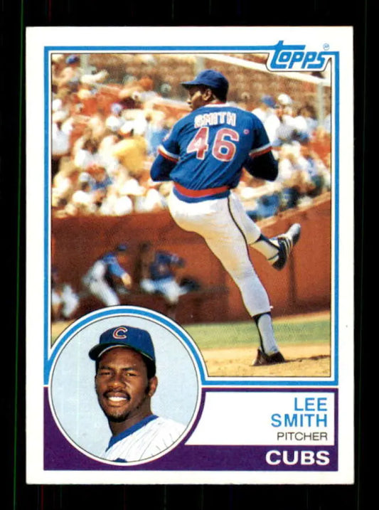 1983 Topps #699 Lee Smith EX Excellent Chicago Cubs Baseball Card - Baseball Card Single
