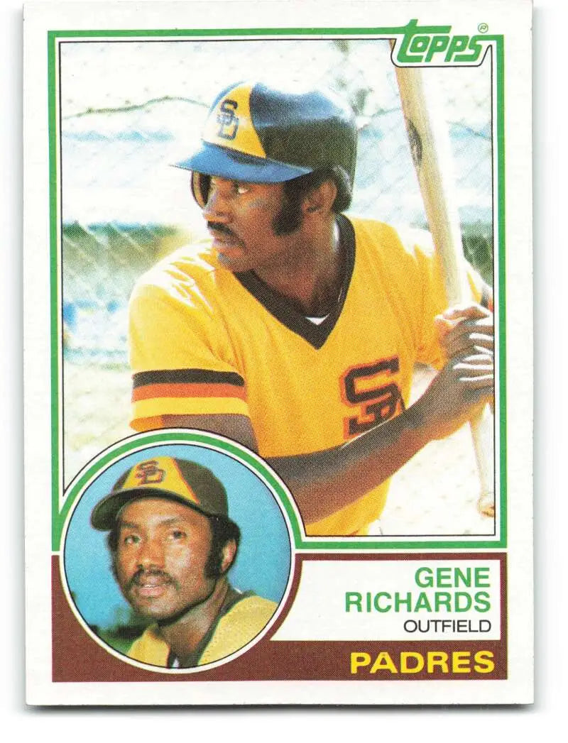 1983 Topps #7 Gene Richards EX Excellent San Diego Padres Baseball Card - Baseball Card Single