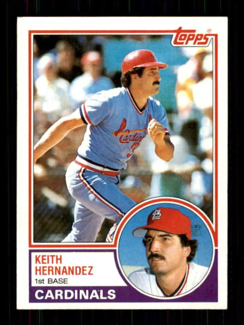 1983 Topps #700 Keith Hernandez EX Excellent St. Louis Cardinals Baseball Card - Baseball Card Single