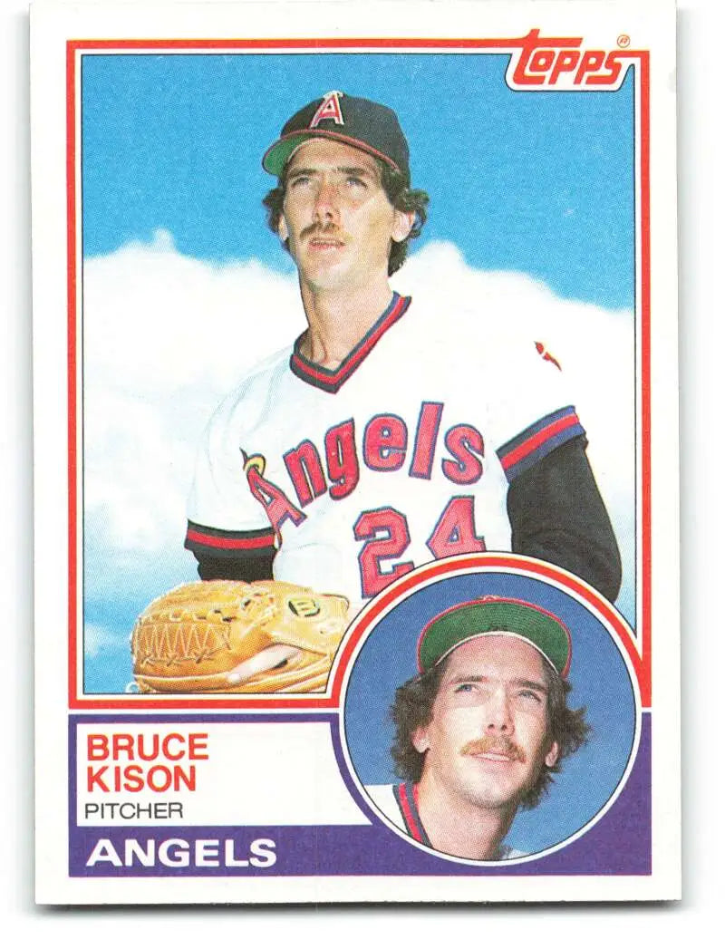 1983 Topps #712 Bruce Kison EX Excellent California Angels Baseball Card - Baseball Card Single