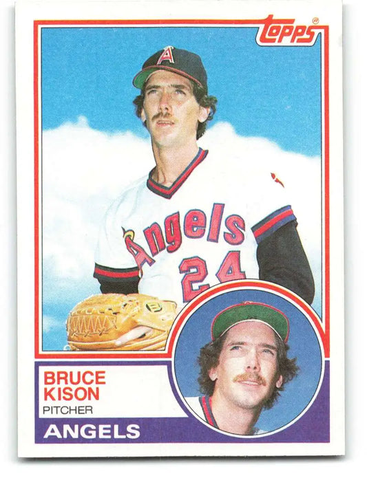 1983 Topps #712 Bruce Kison EX Excellent California Angels Baseball Card - Baseball Card Single