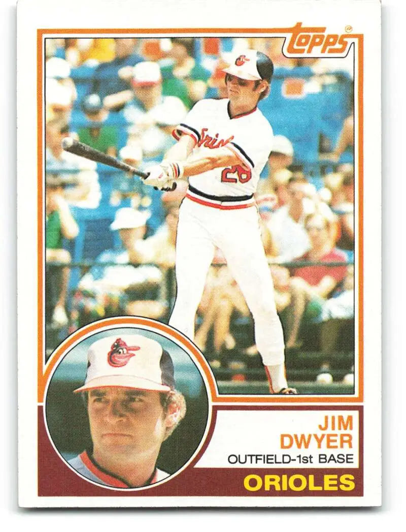 1983 Topps #718 Jim Dwyer EX Excellent Baltimore Orioles Baseball Card - Baseball Card Single