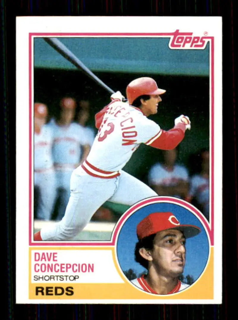 1983 Topps #720 Dave Concepcion EX Excellent Cincinnati Reds Baseball Card - Baseball Card Single
