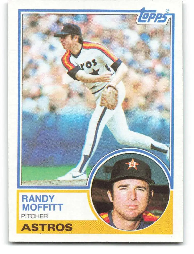 1983 Topps #723 Randy Moffitt EX Excellent Houston Astros Baseball Card - Baseball Card Single