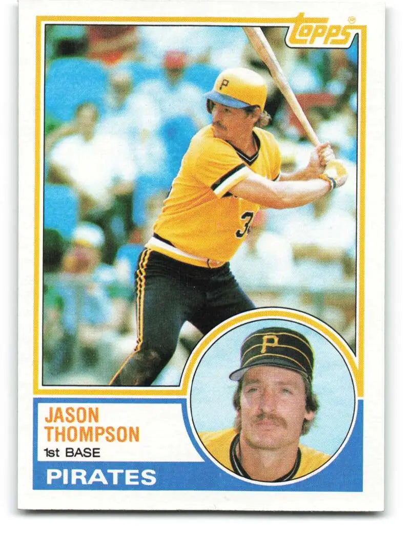 1983 Topps #730 Jason Thompson EX Excellent Pittsburgh Pirates Baseball Card - Baseball Card Single