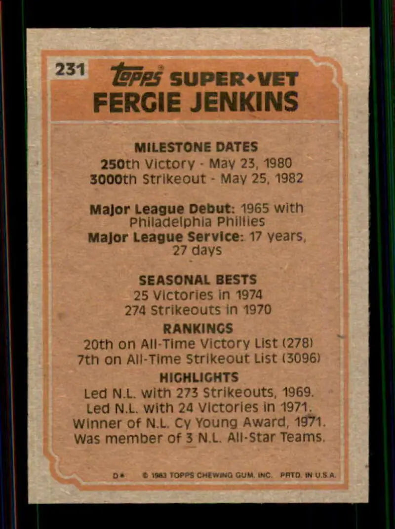 1983 Topps #735 Tommy John EX Excellent California Angels Baseball Card - Baseball Card Single