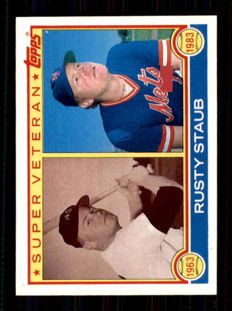 1983 Topps #741 Rusty Staub EX Excellent Houston Colt.45’s/New York Mets Baseball Card - Baseball Card Single