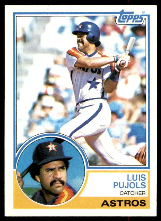 1983 Topps #752 Luis Pujols EX Excellent Houston Astros Baseball Card - Baseball Card Single