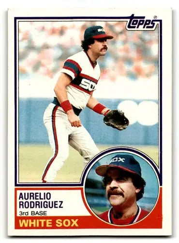 Aurelio Rodriguez baseball card from 1983 Topps featuring Chicago White Sox player