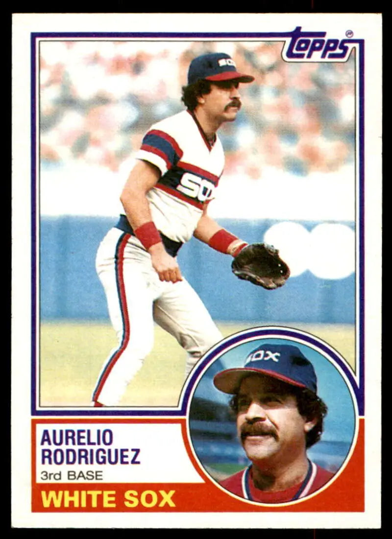 1983 Topps #758 Aurelio Rodriguez EX Excellent Chicago White Sox Baseball Card - Baseball Card Single
