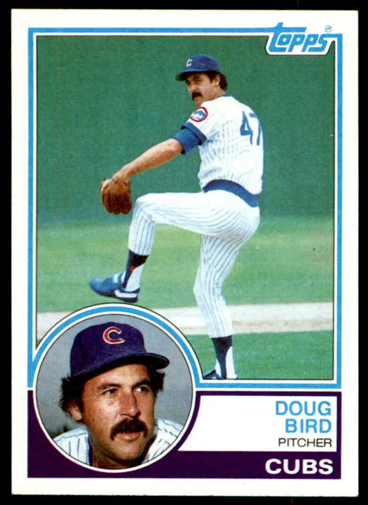1983 Topps #759 Doug Bird EX Excellent Chicago Cubs Baseball Card - Baseball Card Single
