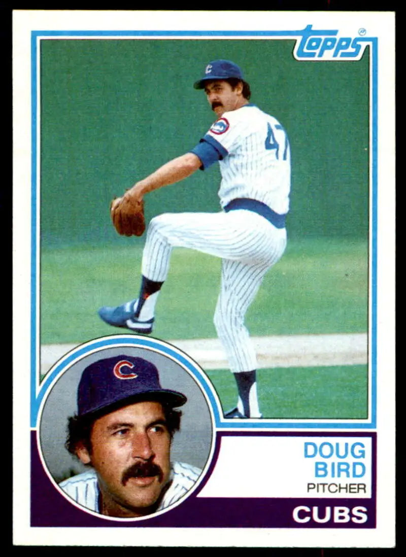 1983 Topps #759 Doug Bird EX Excellent Chicago Cubs Baseball Card - Baseball Card Single