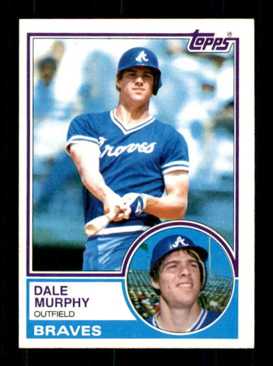 1983 Topps #760 Dale Murphy EX Excellent Atlanta Braves Baseball Card - Baseball Card Single